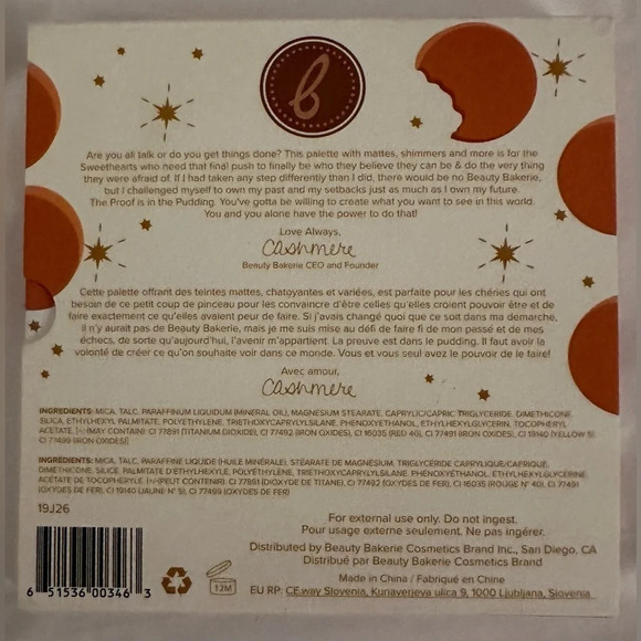 New Beauty Bakerie Proof Is In The Puddling Eyeshadow Palette - Picture 3 of 7